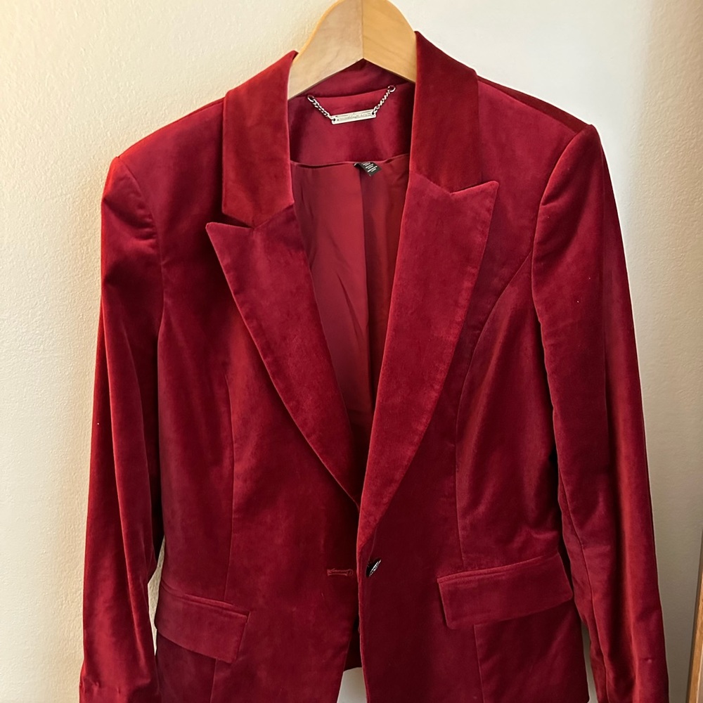 Cabernet Velvet Blazer